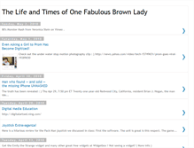 Tablet Screenshot of fabulousbrownlady.blogspot.com