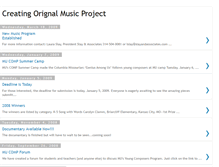 Tablet Screenshot of creatingoriginalmusic.blogspot.com