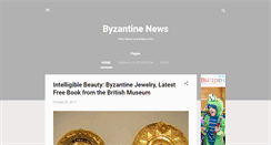 Desktop Screenshot of byzantinenews.blogspot.com
