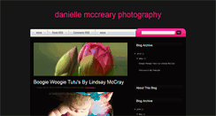 Desktop Screenshot of daniellemccrearyphotography.blogspot.com