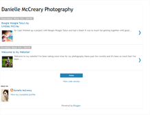 Tablet Screenshot of daniellemccrearyphotography.blogspot.com