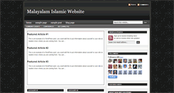 Desktop Screenshot of malayalam-islamic-website.blogspot.com