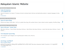 Tablet Screenshot of malayalam-islamic-website.blogspot.com
