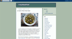 Desktop Screenshot of crazyaboutfood.blogspot.com