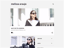 Tablet Screenshot of melissa-araujo.blogspot.com