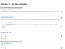 Tablet Screenshot of compartelensantalucia.blogspot.com