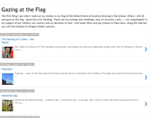 Tablet Screenshot of gazingattheflag.blogspot.com