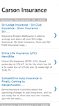 Mobile Screenshot of carsoninsurance.blogspot.com