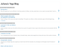 Tablet Screenshot of julianasyogablog.blogspot.com