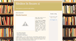 Desktop Screenshot of eusanatos.blogspot.com