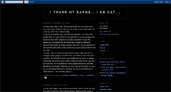 Desktop Screenshot of gaykarma.blogspot.com