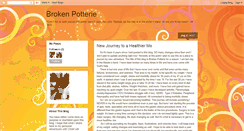 Desktop Screenshot of brokenpotterie.blogspot.com