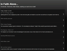 Tablet Screenshot of infaithalone.blogspot.com