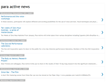Tablet Screenshot of paraactive.blogspot.com