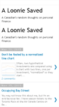 Mobile Screenshot of a-loonie-saved.blogspot.com