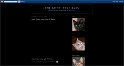 Desktop Screenshot of kitty-kronicles.blogspot.com