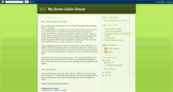 Desktop Screenshot of mygreencabindream.blogspot.com