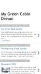 Mobile Screenshot of mygreencabindream.blogspot.com