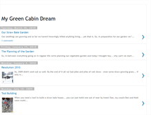 Tablet Screenshot of mygreencabindream.blogspot.com