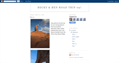 Desktop Screenshot of beckybenroadtrip09.blogspot.com