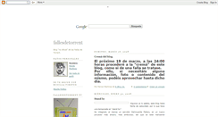 Desktop Screenshot of fallesdetorrent.blogspot.com