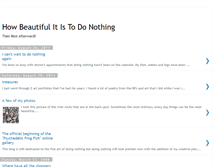 Tablet Screenshot of howbeautifulitistodonothing.blogspot.com