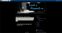 Desktop Screenshot of lostandfoundfm.blogspot.com