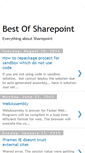 Mobile Screenshot of dotnetsharepoint.blogspot.com
