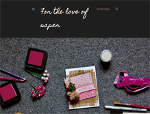 Tablet Screenshot of for-the-luv-of-paper.blogspot.com