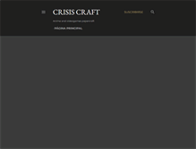 Tablet Screenshot of crisiscraft.blogspot.com