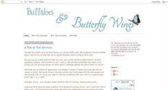 Desktop Screenshot of buffaloesandbutterflywings.blogspot.com