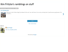 Tablet Screenshot of kimfritzler.blogspot.com