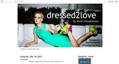 Desktop Screenshot of dressed2love.blogspot.com