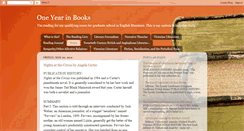 Desktop Screenshot of oneyearinbooks.blogspot.com