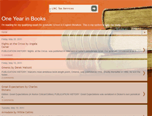 Tablet Screenshot of oneyearinbooks.blogspot.com