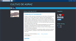 Desktop Screenshot of cultivodeagraz.blogspot.com