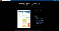 Desktop Screenshot of internationaltravelsandadventures.blogspot.com