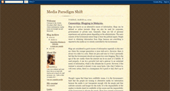 Desktop Screenshot of media-paradigmshift.blogspot.com