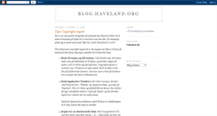 Desktop Screenshot of haveland-org.blogspot.com