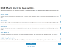 Tablet Screenshot of iphoneapps4use.blogspot.com