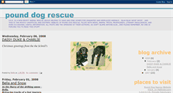 Desktop Screenshot of pounddogrescue.blogspot.com
