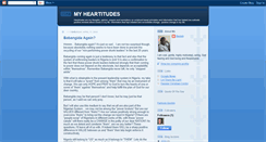 Desktop Screenshot of myheartitudes.blogspot.com