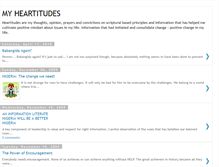 Tablet Screenshot of myheartitudes.blogspot.com