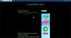 Desktop Screenshot of khattab1234.blogspot.com