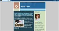 Desktop Screenshot of getactivestayactive.blogspot.com