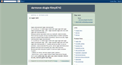 Desktop Screenshot of darmowe-dlugie-filmy8742.blogspot.com