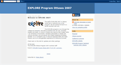 Desktop Screenshot of explore2007.blogspot.com
