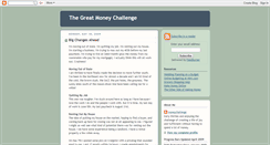 Desktop Screenshot of greatmoneychallenge.blogspot.com