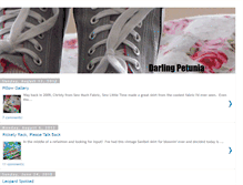 Tablet Screenshot of darlingpetunia.blogspot.com