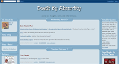 Desktop Screenshot of deathbyabsurdity.blogspot.com